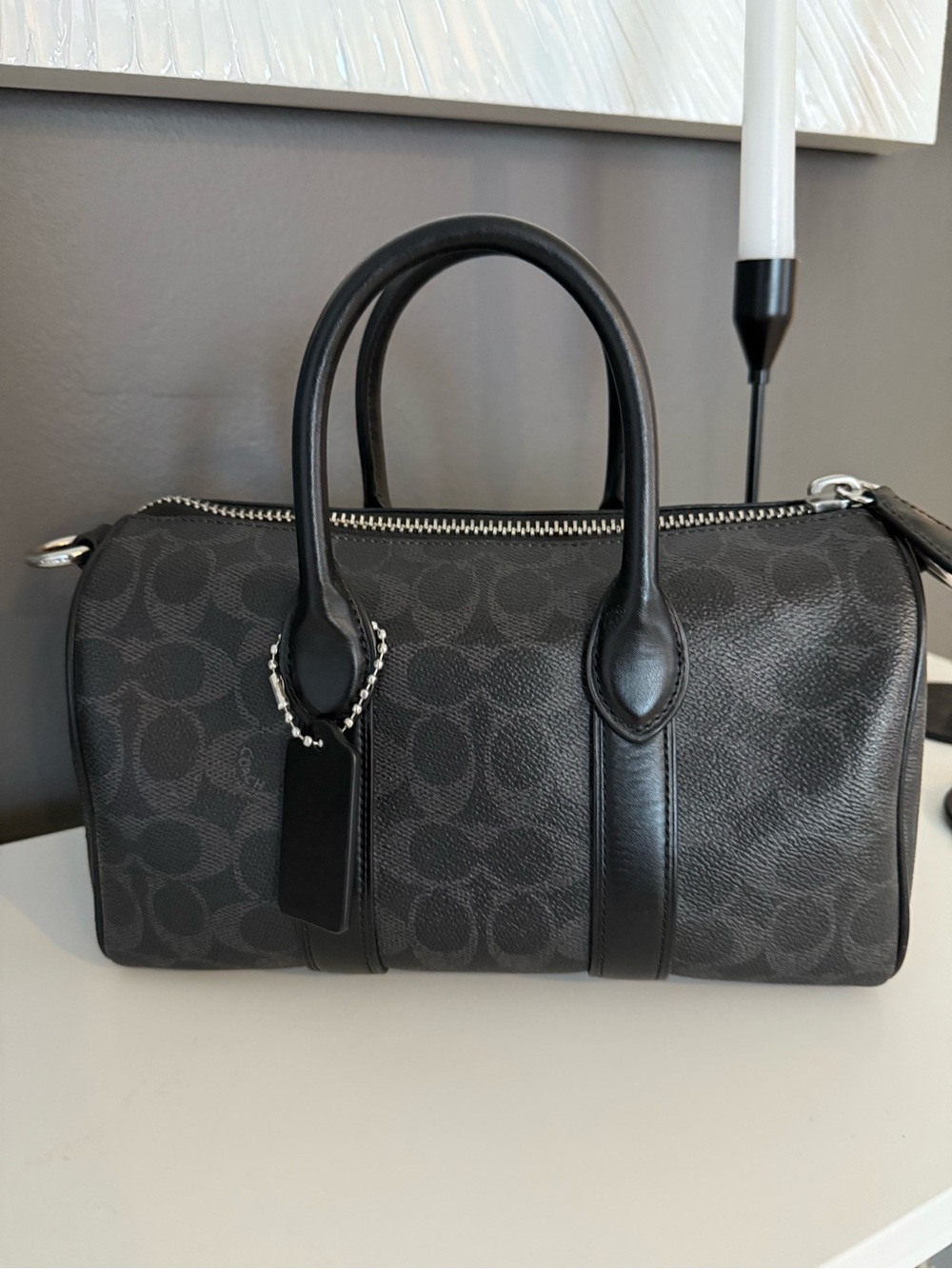 Coach Compass Bag 25-Signature Canvas - Picture 2 of 7